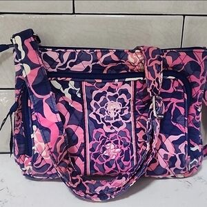 Vera Bradly Floral Pink and Blue